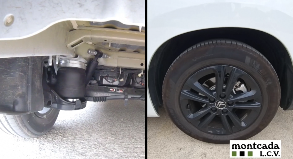 Suspensión Neumática en una Citroën Berlingo XL
