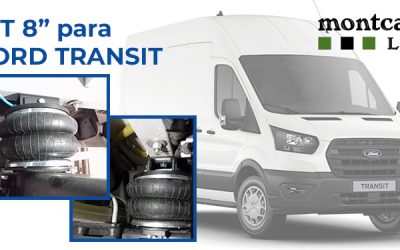 Nuevo Kit de Suspensión Neumática L.C.V. con Torpress de 8” para Chasis FORD TRANSIT
